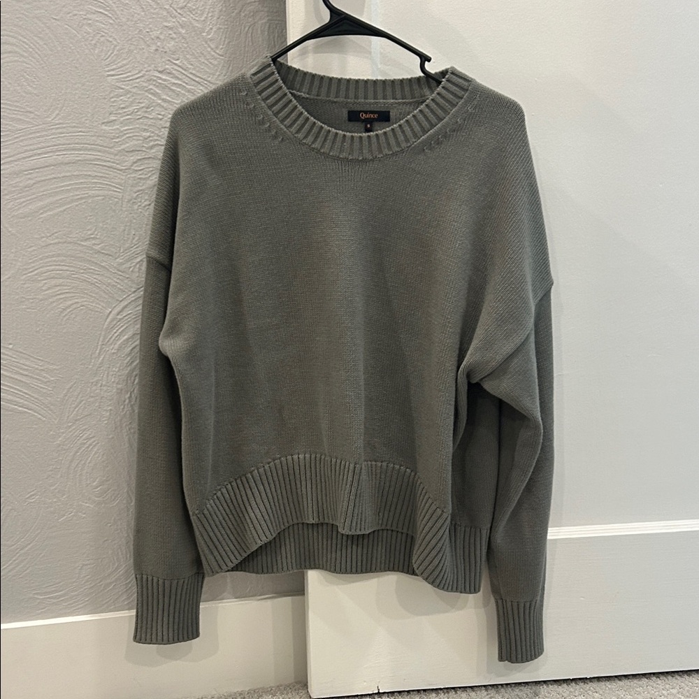 Quince Cotton Crew Sweater